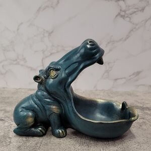 Whimsical Hippo (Hippopotamus) Candy Dish – Fun & Functional Catchall